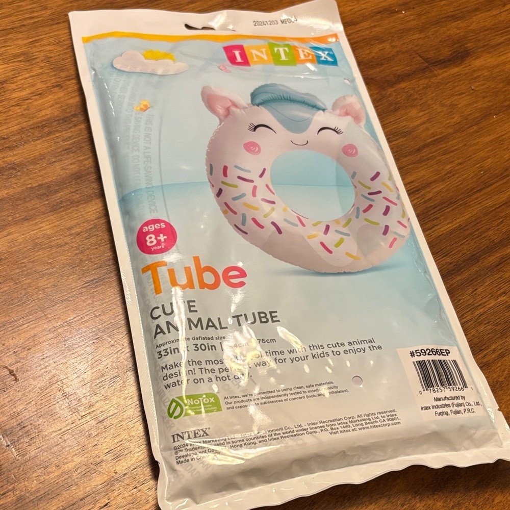 Intex Adorable Animal Swim‎ Tube - White